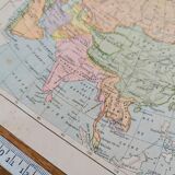 Imprimée en 1878, L'Asie