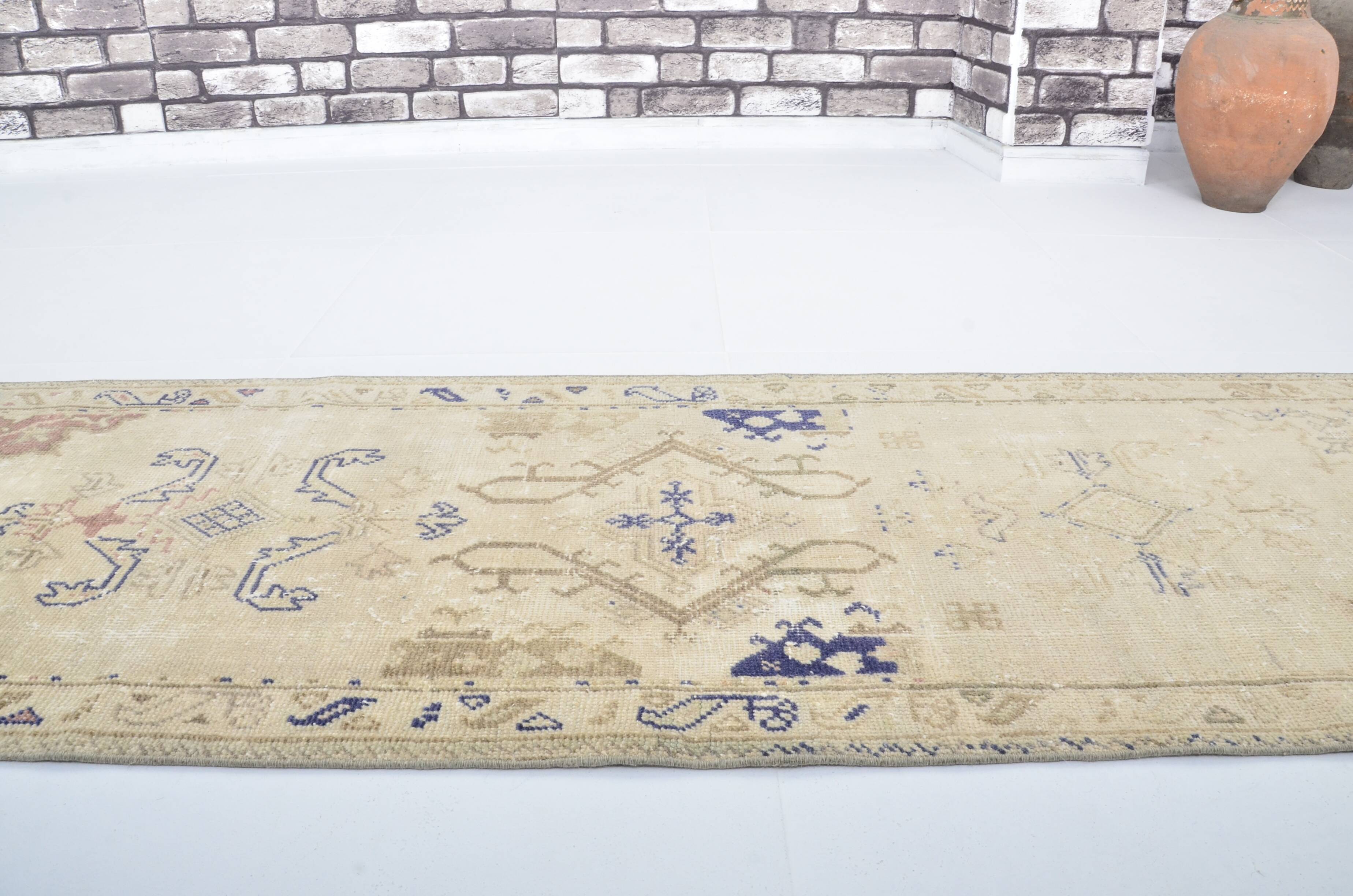 Decorative Oushak Vintage Wool Rug sku 3319