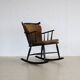 Vintage wooden rocking chair by Farstrup