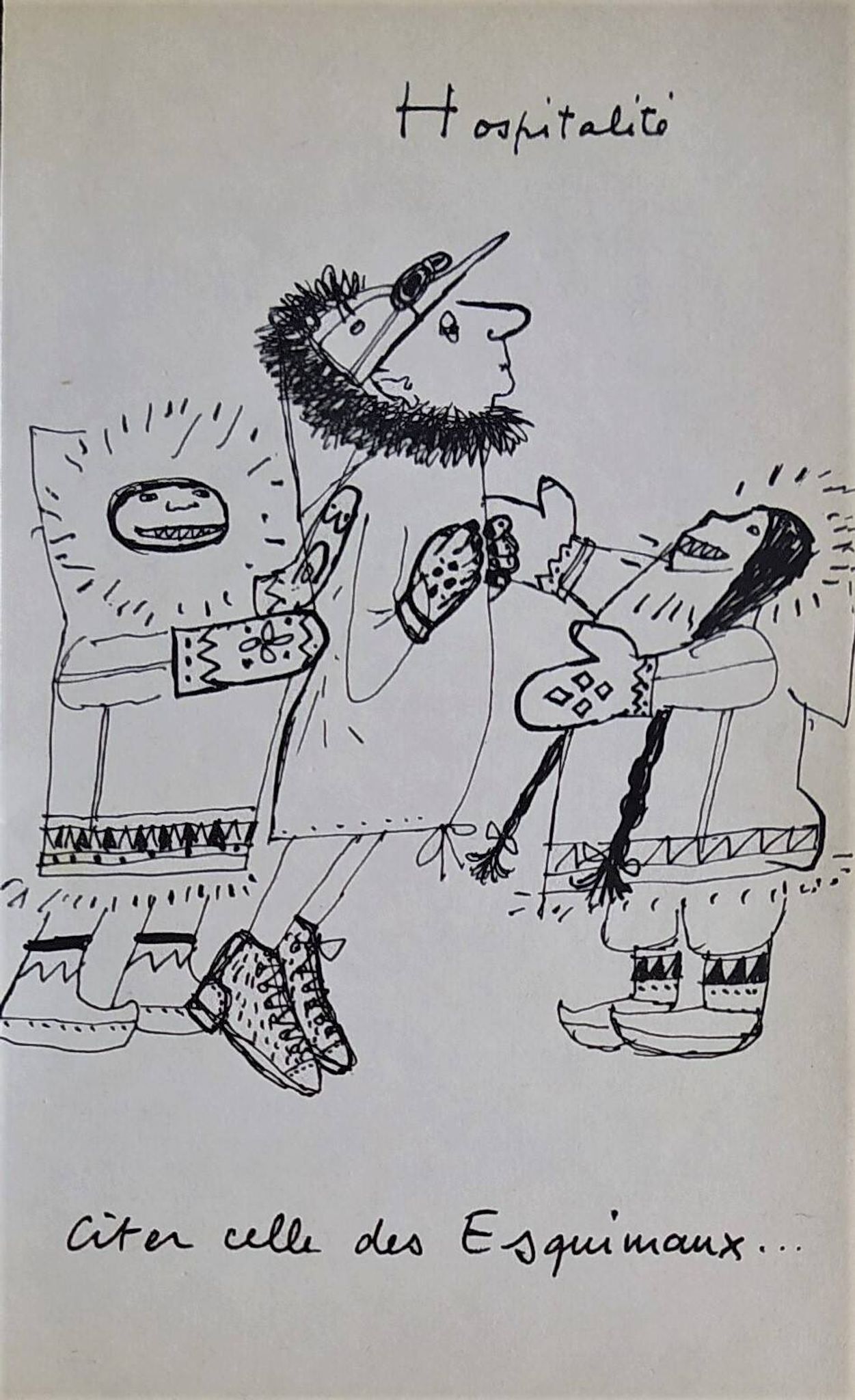Illustration by Daninos from 1962 "hospitality"
