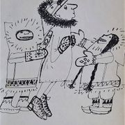 Illustration by Daninos from 1962 "hospitality"