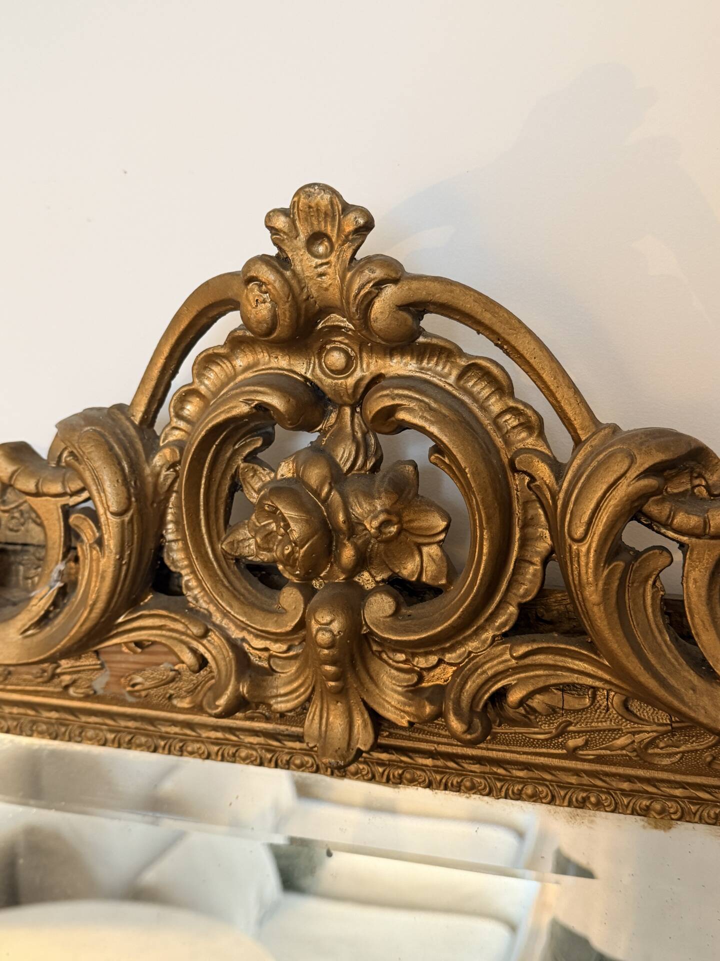 Grand miroir doré - 70xH107cm
