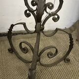 Art Deco wrought iron floor lamp base from the 1930s