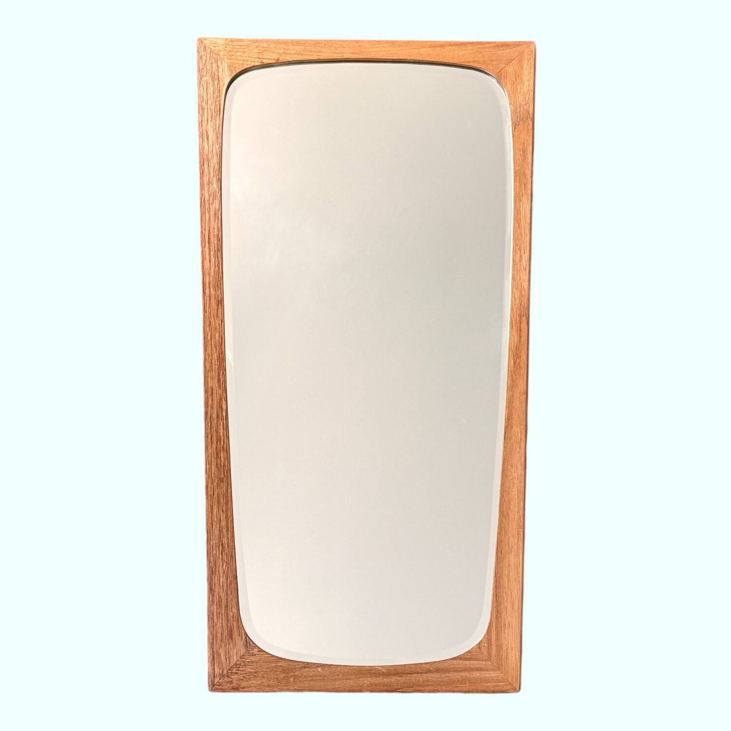 Vintage Scandinavian mirror, beveled glass