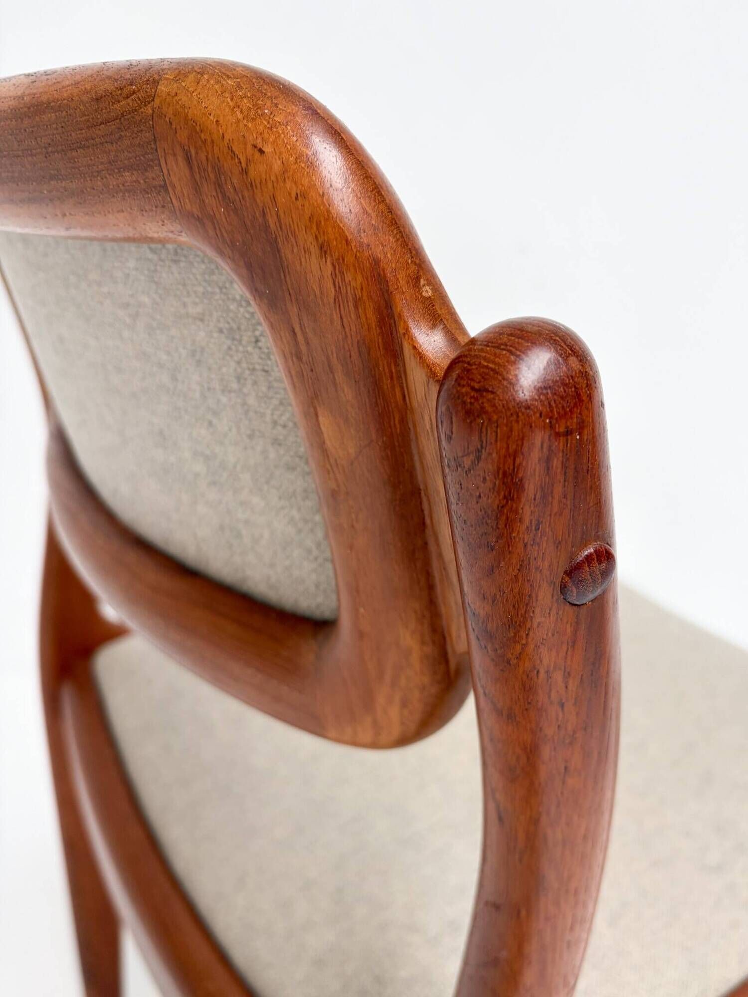 Set of 6 Danish design chairs by Johannes Andersen for Uldum, 1960s