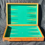 Old backgammon game
