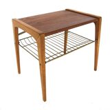 Scandinavian side table "Stringbord" in teak, Sweden, 1950
