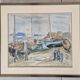 Henri Epstein (1891-1944) - Watercolour on paper - Beachside - Signed