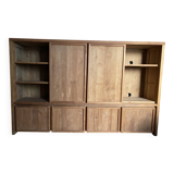 TV unit with generous storage.