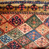 61cm x 61cm Kyrdish Persian carpet 1880 s