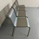 4 Italian design aluminum chairs from the 90s Calligaris Italy