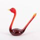Swedish Art glass Birds sculptures from Bergdala, 1970’s