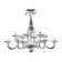 Luxury Transparent Venetian Murano Glass Chandelier