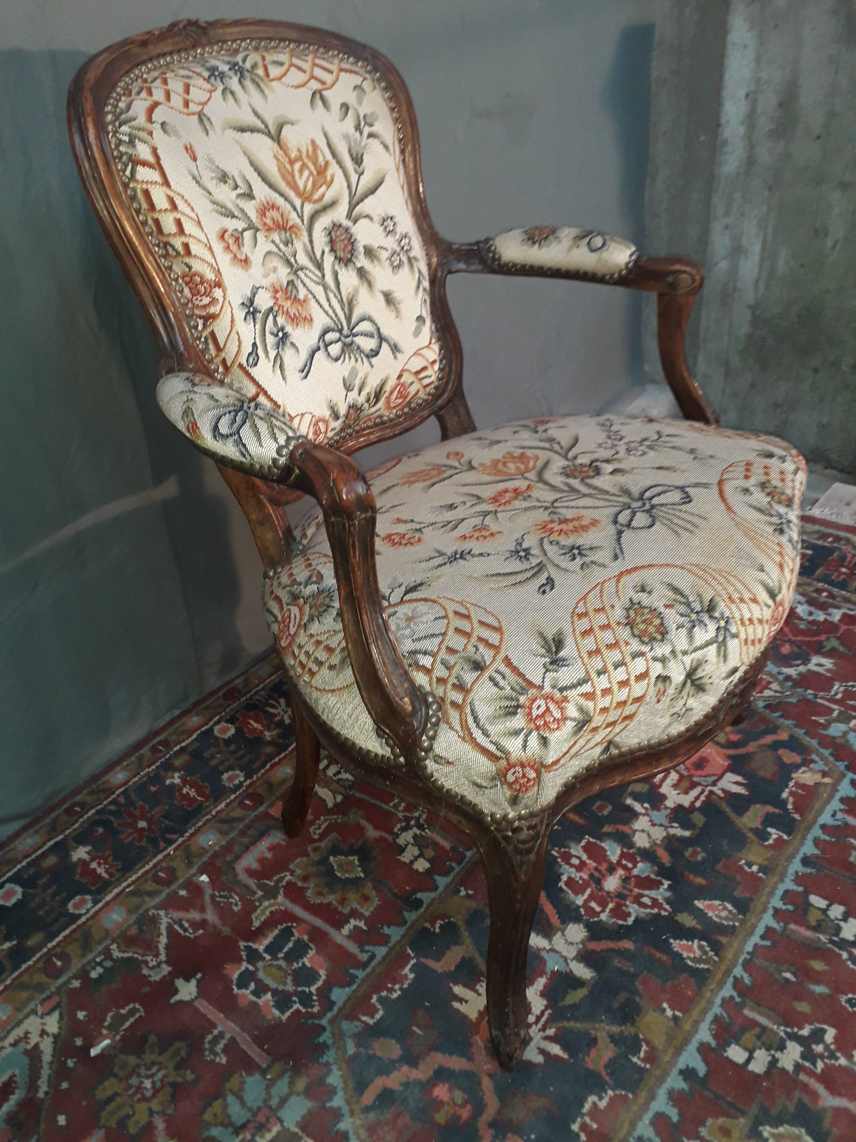 Louis XV era armchair