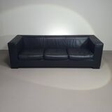 Wittmann leather sofa Camin by Paolo Piva