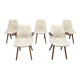 Midcentury Dutch design dining chairs