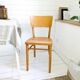 Chaise vintage Frankfurter en bois Mid-Century design rétro classique pour