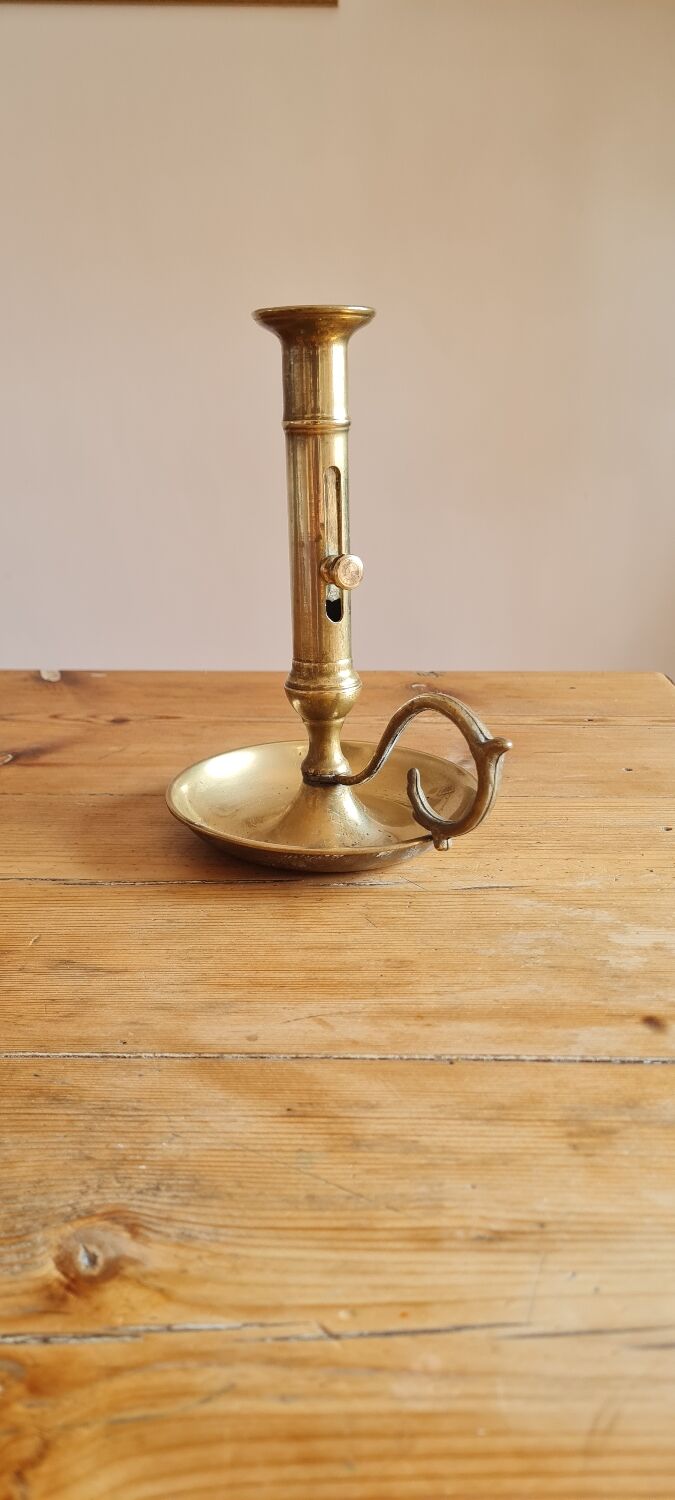 Brass candle holder