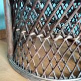 wicker armchair