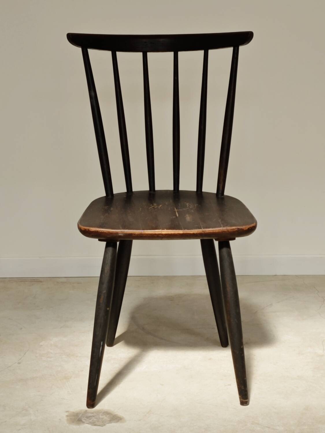 Danish office chair in solid wood