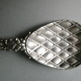 Pineapple silver metal trinket bowl