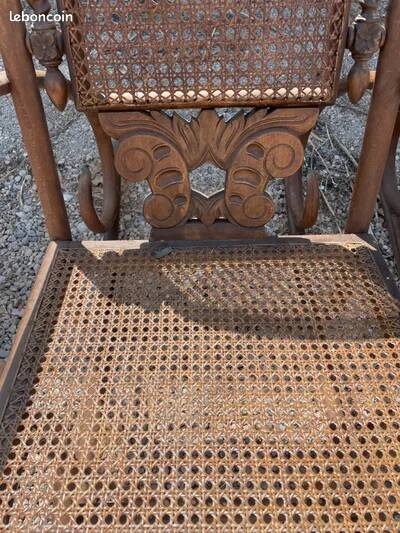 Rattan rocking chair X2 in very good condition.