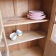Renovated antique display cabinet