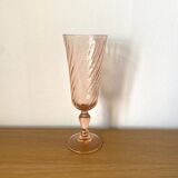 Rosaline champagne flutes - Luminarc - Arcoroc - vintage