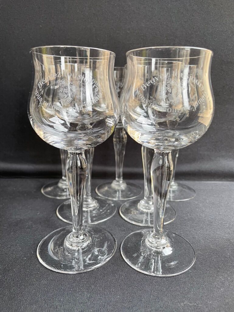 Wine glasses in Crystalline glass