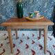 Scandinavian solid wood foot side table