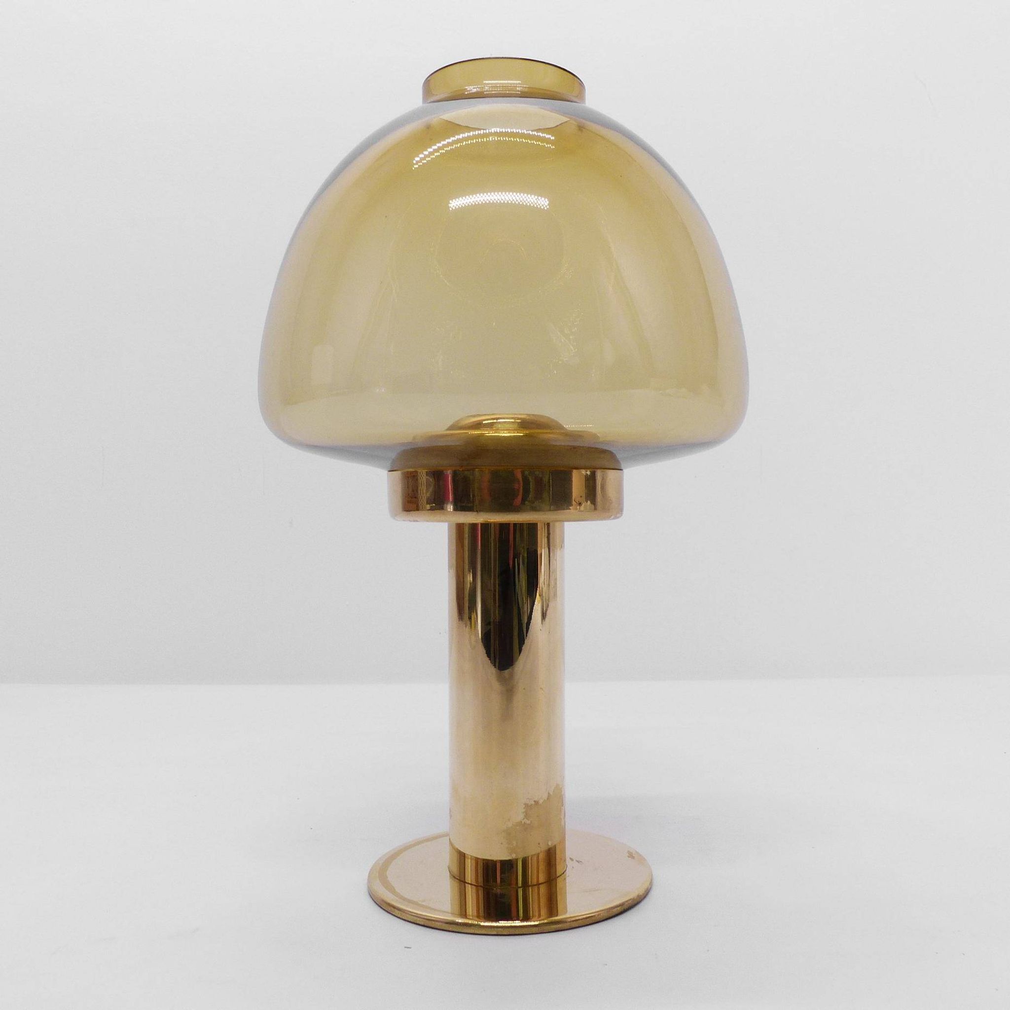 Hans-Agne Jakobsson Claudia Scandinavian Candle Holder Honey Yellow L10227 1960
