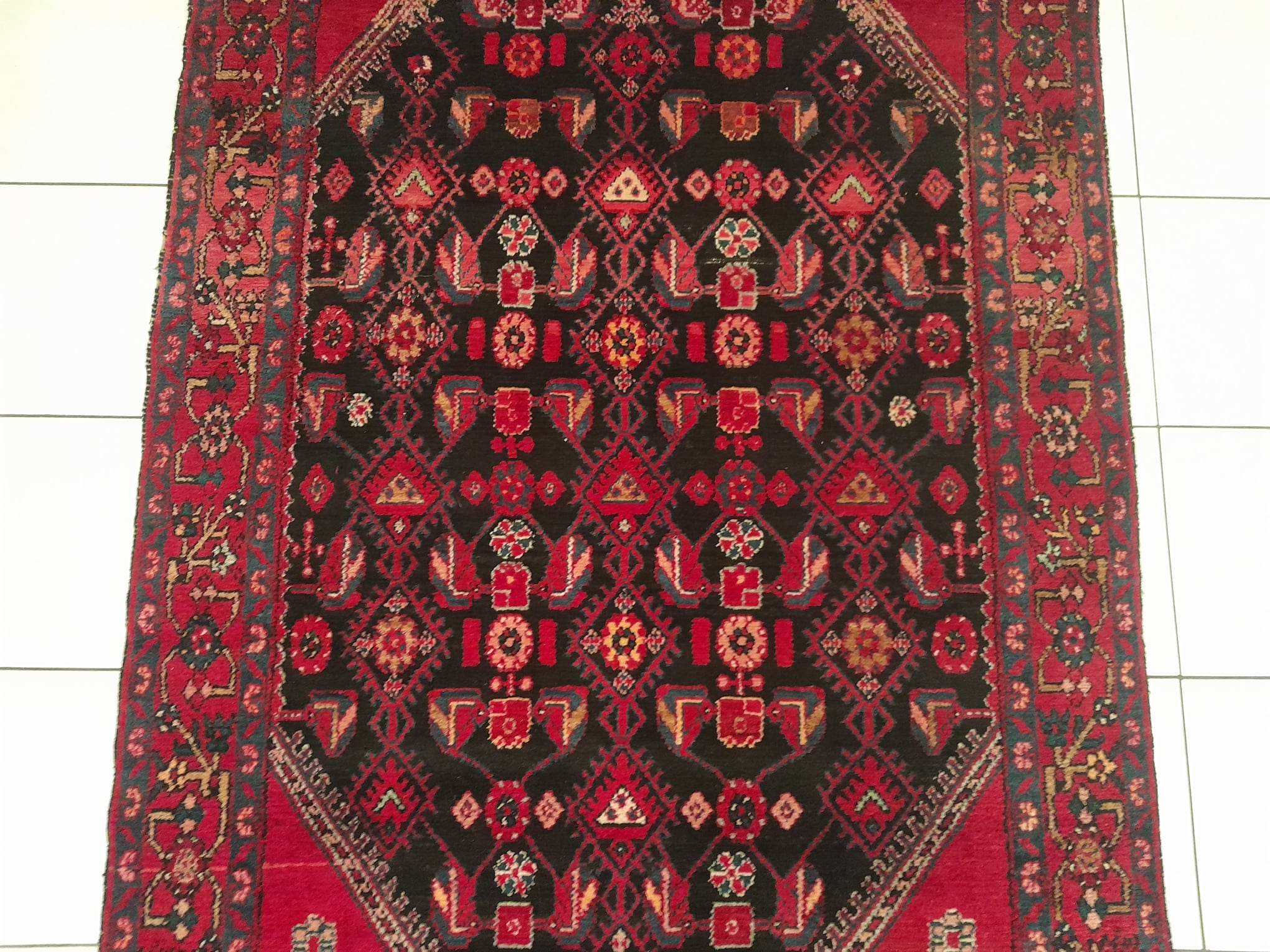 Handmade Persian Hamadan rug