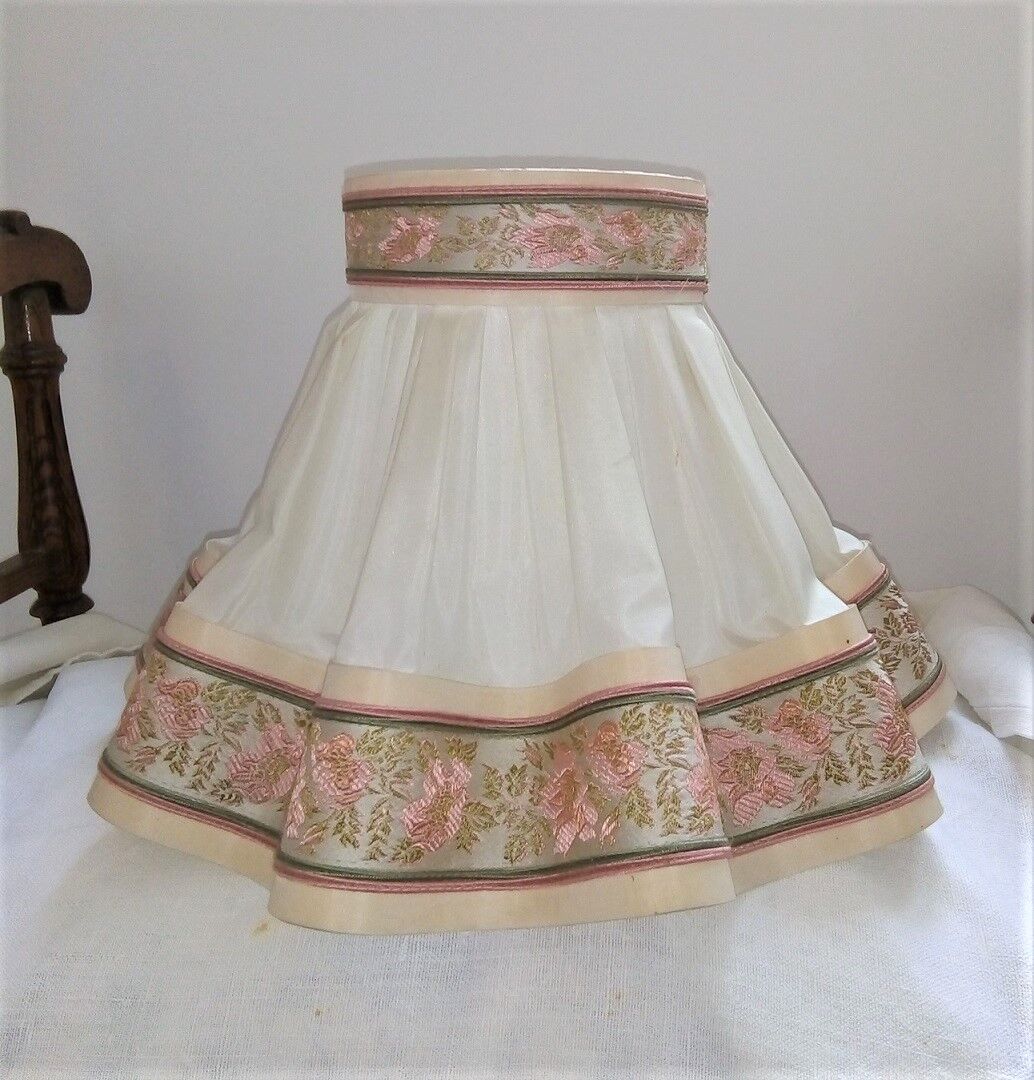 doubled skirted lampshade