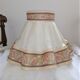 doubled skirted lampshade