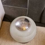 Vintage 1960s XXL Holophane Globe Table Lamp