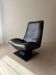 Artifort Wave F773 armchair black leather Peter van der Ham 1985