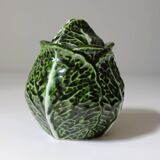 Service of cabbage cups barbotine Caldas da Rainha, Portugal