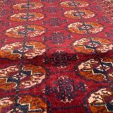 Tapis turkmène vintage 133 x 84 cm