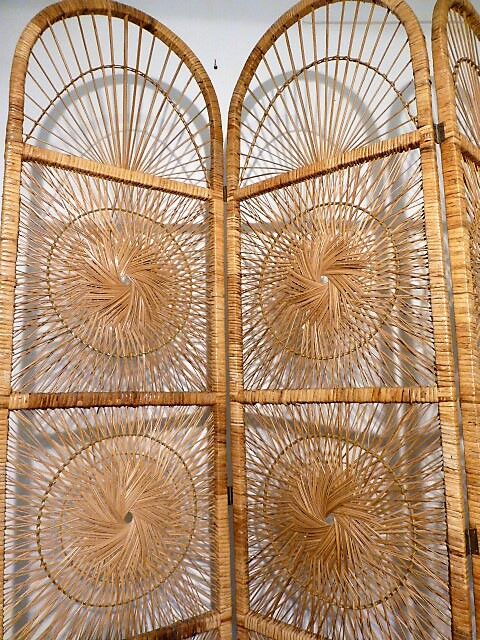 Rattan screen 1960