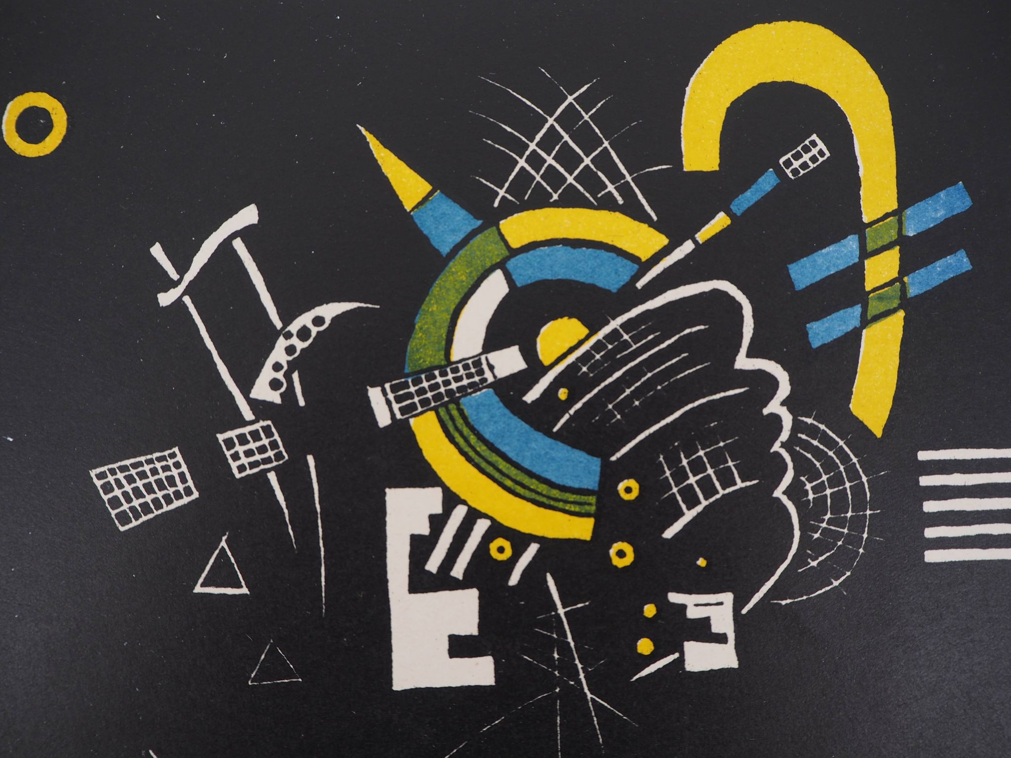 Vassily kandinsky : petits mondes - lithographie signée