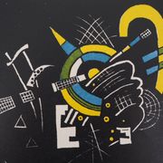 Vassily kandinsky : petits mondes - lithographie signée