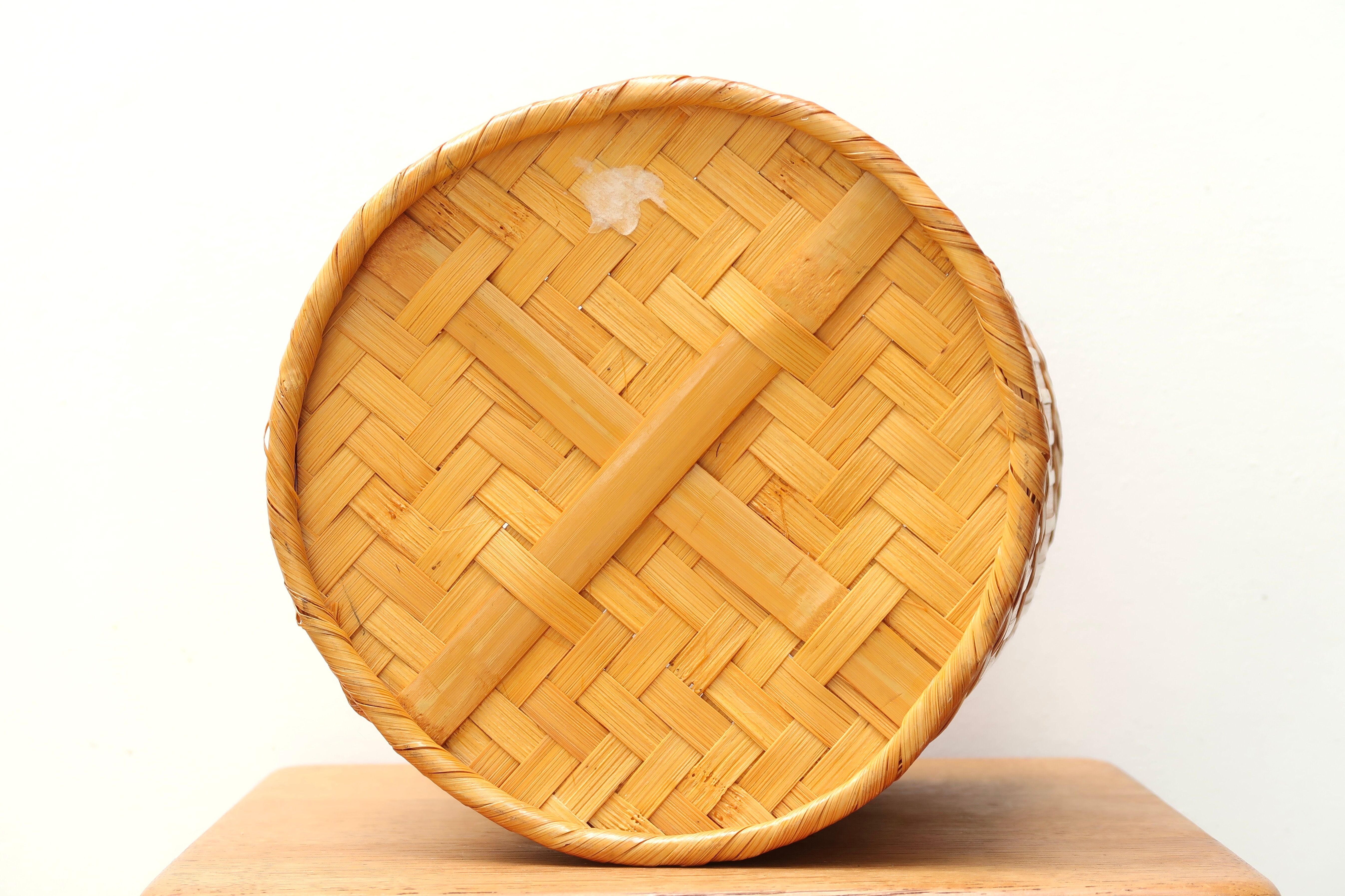 Wicker wastepaper, 70s