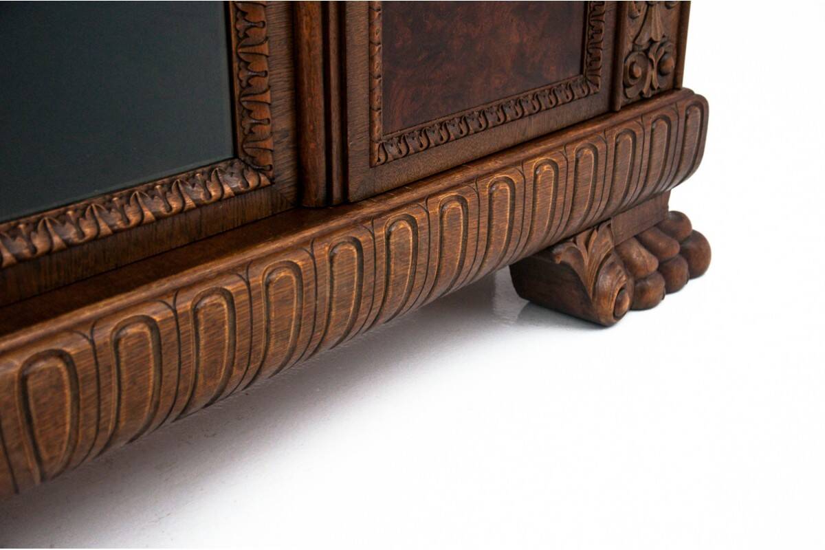 Cabinet set on lion's paws, Germany, early 20th century.