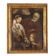 The Holy Family, ancient oil painting on panel, 16th-17th century.