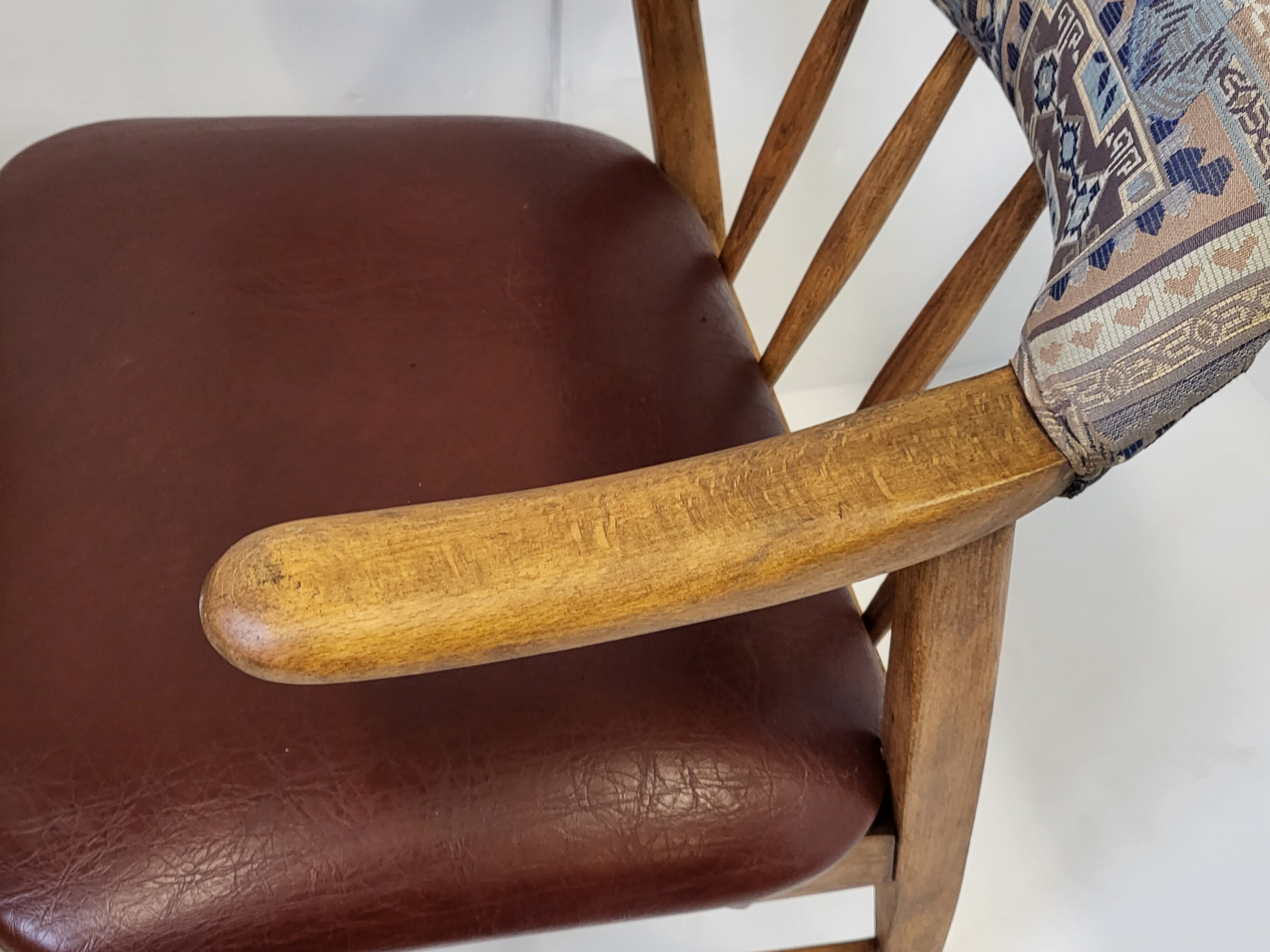 Suite of 4 vintage armchairs 1960