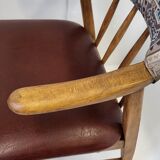 Suite of 4 vintage armchairs 1960