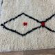 Handmade Moroccan Berber rug 253 X 153 CM