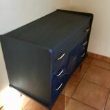 Black vintage chest of drawers