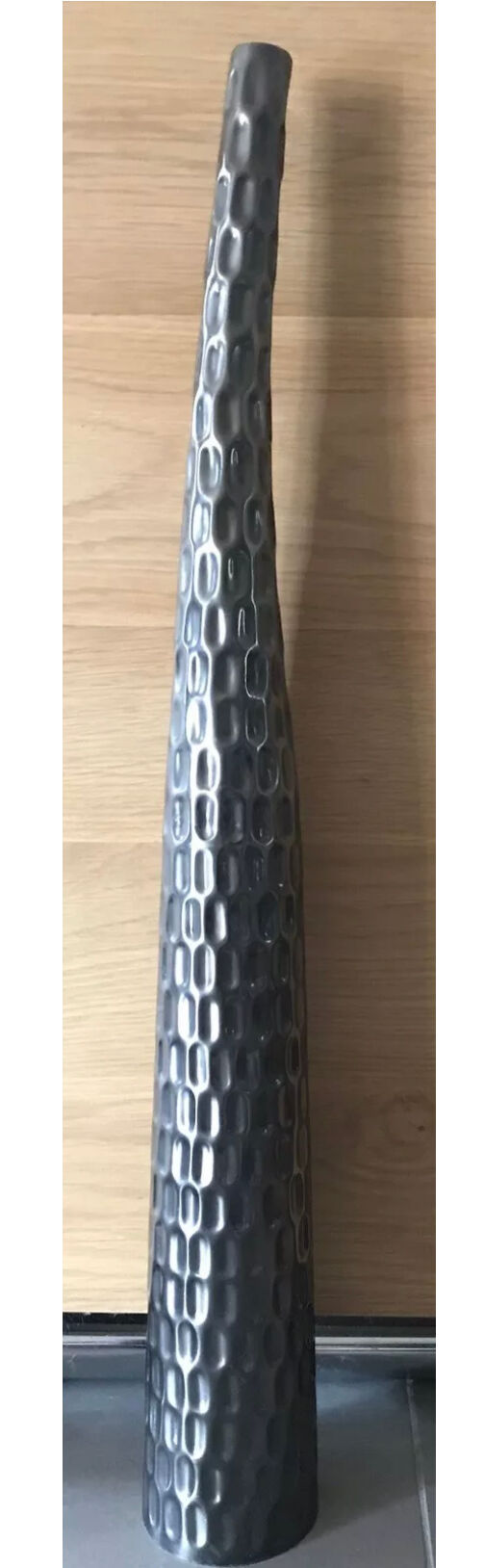 Metal vase soliflore shape design 70 cm