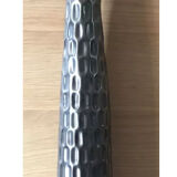 Metal vase soliflore shape design 70 cm